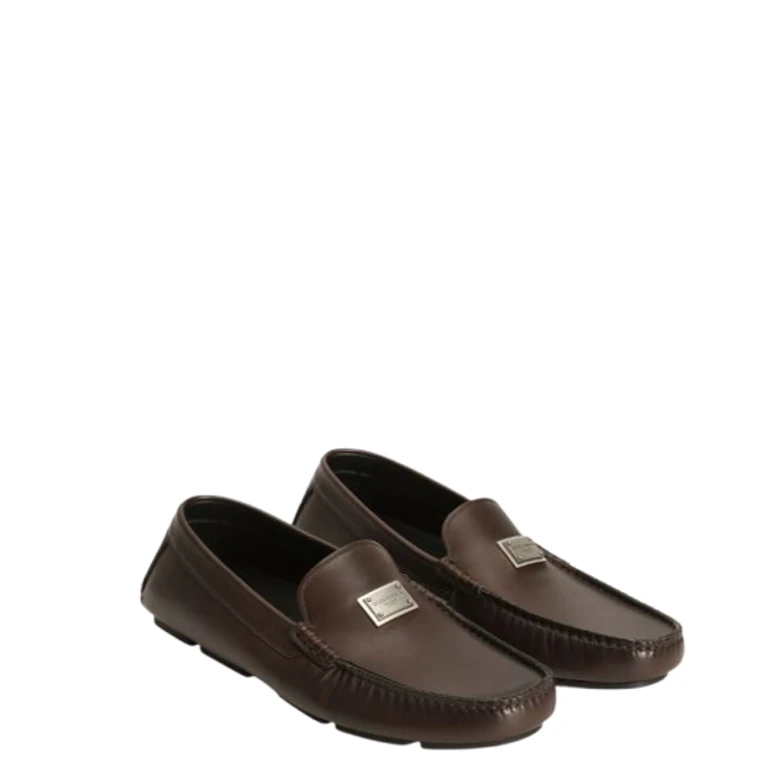 Dolce & Gabbana Flat shoes Dark Brown - Men