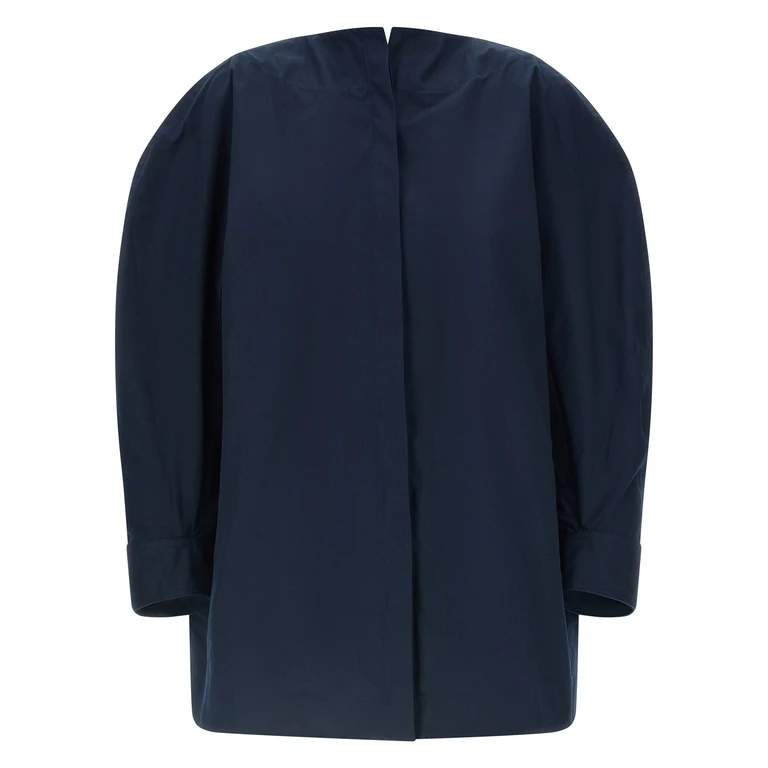 Jacquemus La Chemise Pittore Shirt Blue Cotton Shirt, Blouse - Women