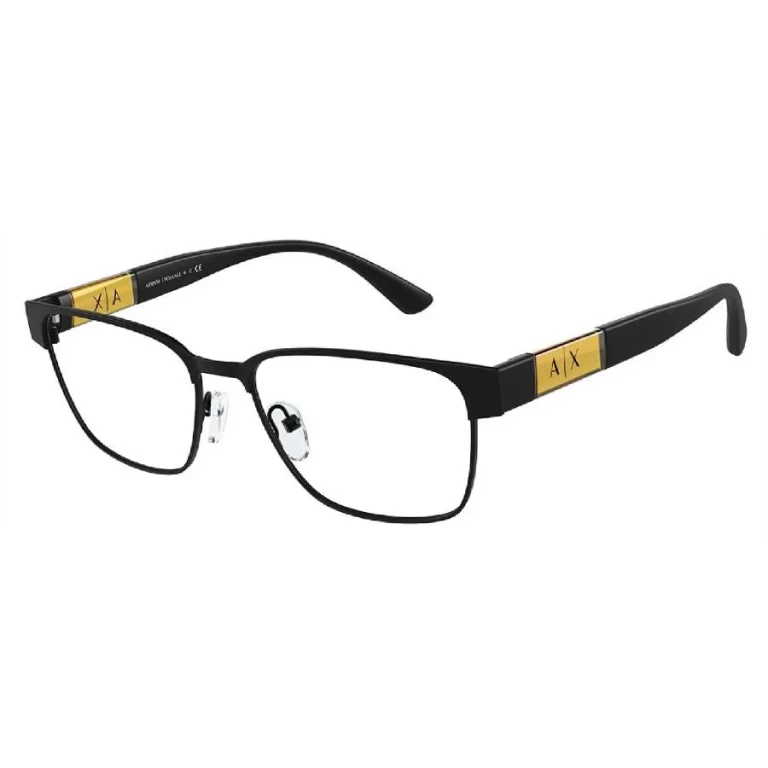 Armani Exchange Demo Square Mens Eyeglasses AX1052 6000 55