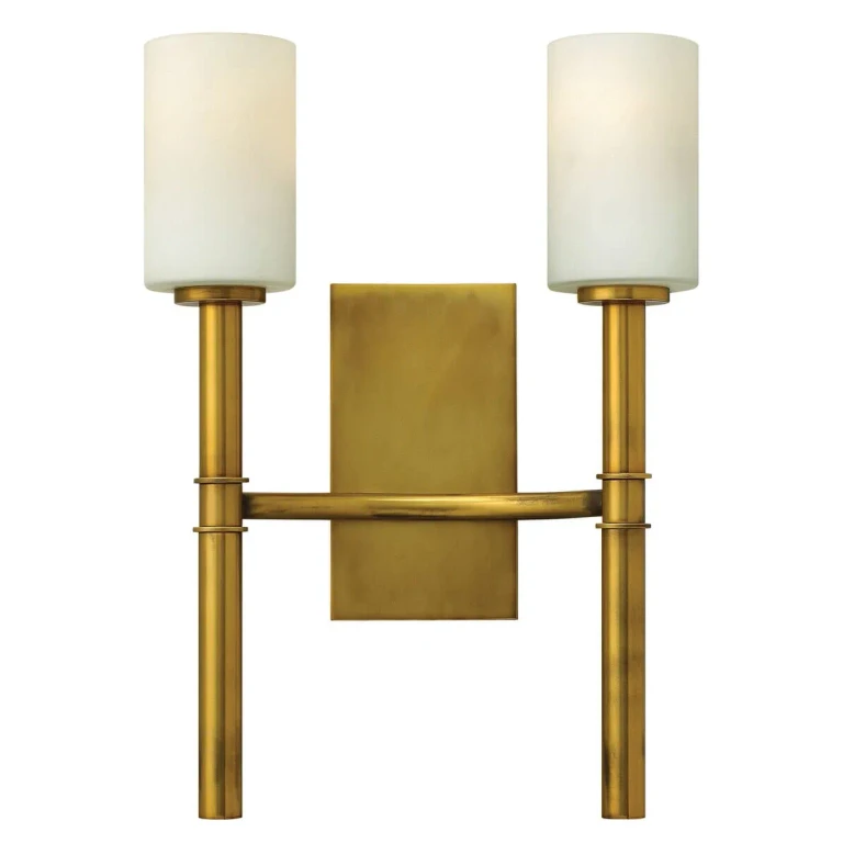 Vintage Brass LED Wall Sconce from the Margeaux Collection