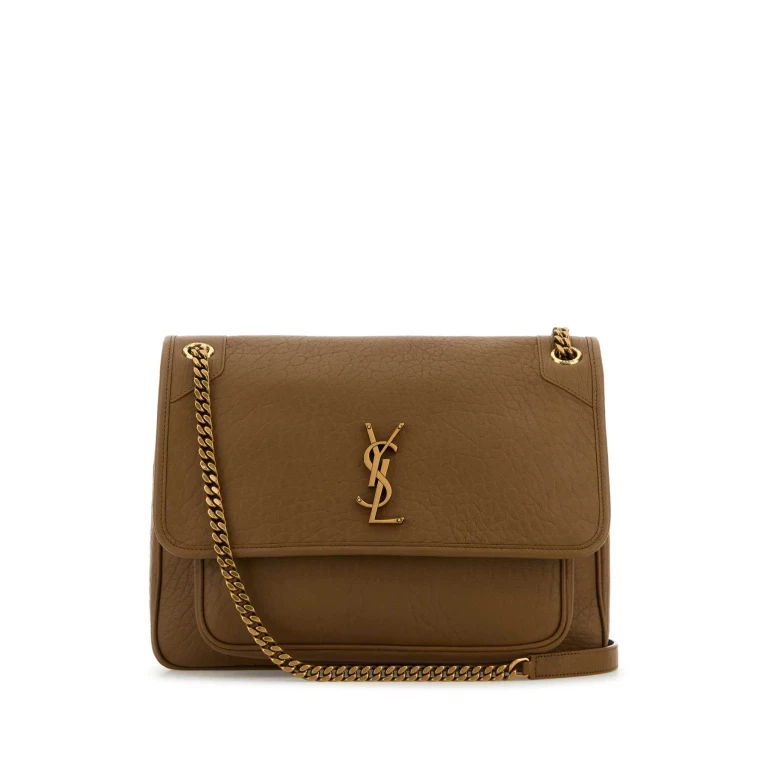Camel Leather Large Niki Bag