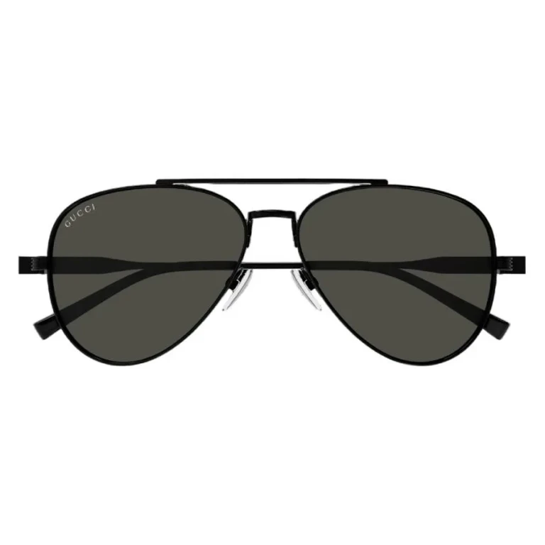 Gucci Grey Pilot Mens Sunglasses GG1874S 001 57