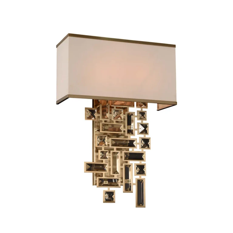 Brushed Champagne Gold Wall Bracket from the Vermeer Collection