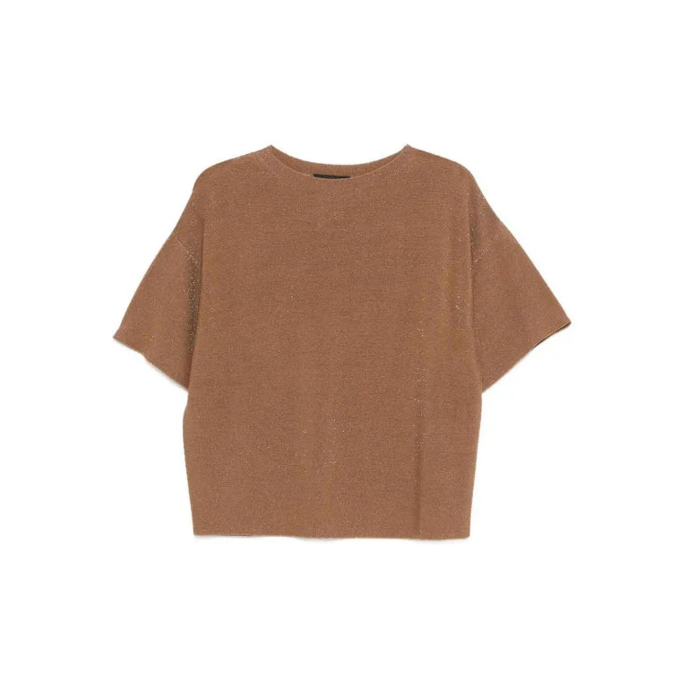 Fabiana Filippi Pull Col Rond - Marron