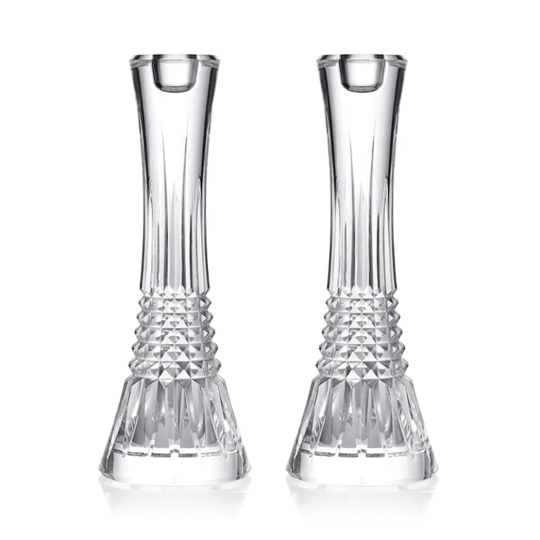 Waterford Lismore Diamond Essence 10 Candlesticks, Set of 2