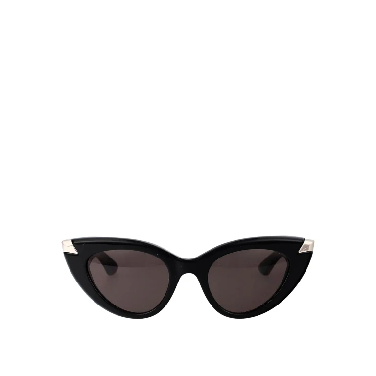 Alexander Mcqueen Lunettes De Soleil - Noir