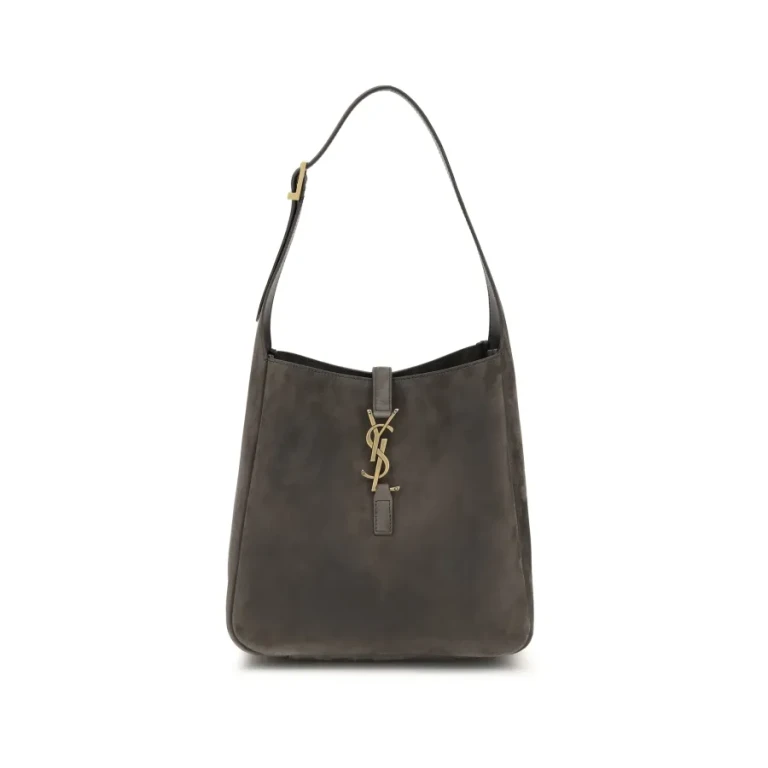 Le 5 Ã 7 Small Suede Shoulder Bag
