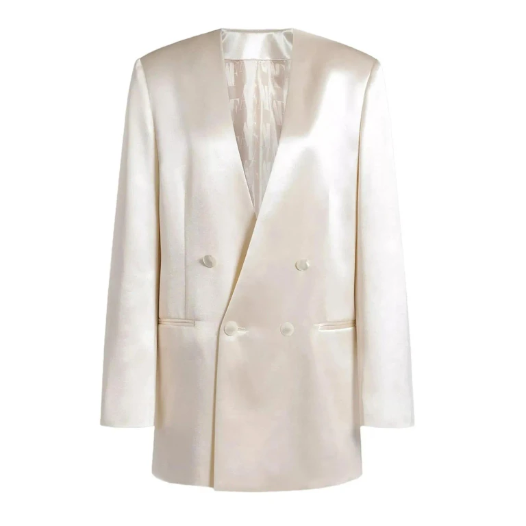 Alberta Ferretti Blazer - Blanc