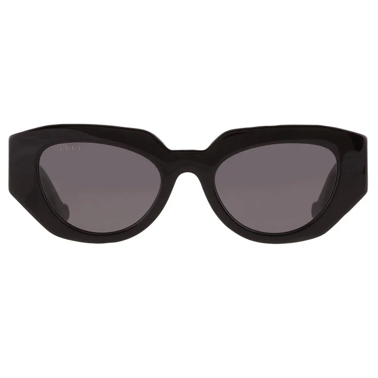 Gucci Grey Geometric Ladies Sunglasses GG1421S 001 51