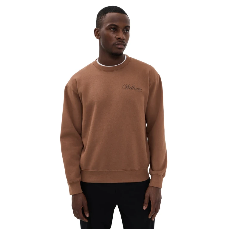 Sporty & Rich Soho Crewneck Pecan M