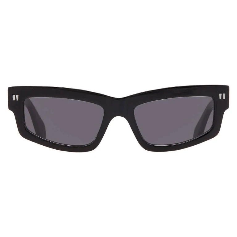 Off-White MIRAMAR Dark Grey Rectangular Unisex Sunglasses OERI135 1007 54