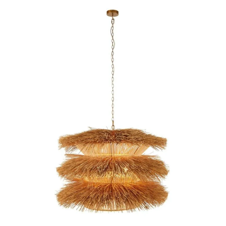 Natural Rattan Pendant from the Ansari Collection