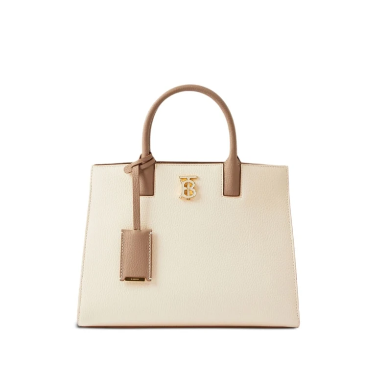 Burberry Frances Calf-Leather Tote Bag