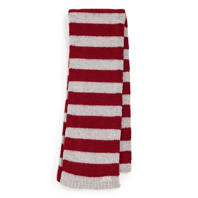 Damson Madder Stripe Skinny Scarf Multi One Size