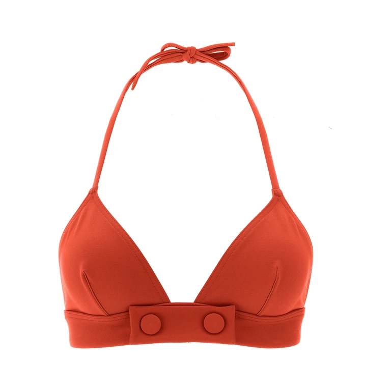 Eres Bord Bikini Top Orange Polyamide Beachwear - Women