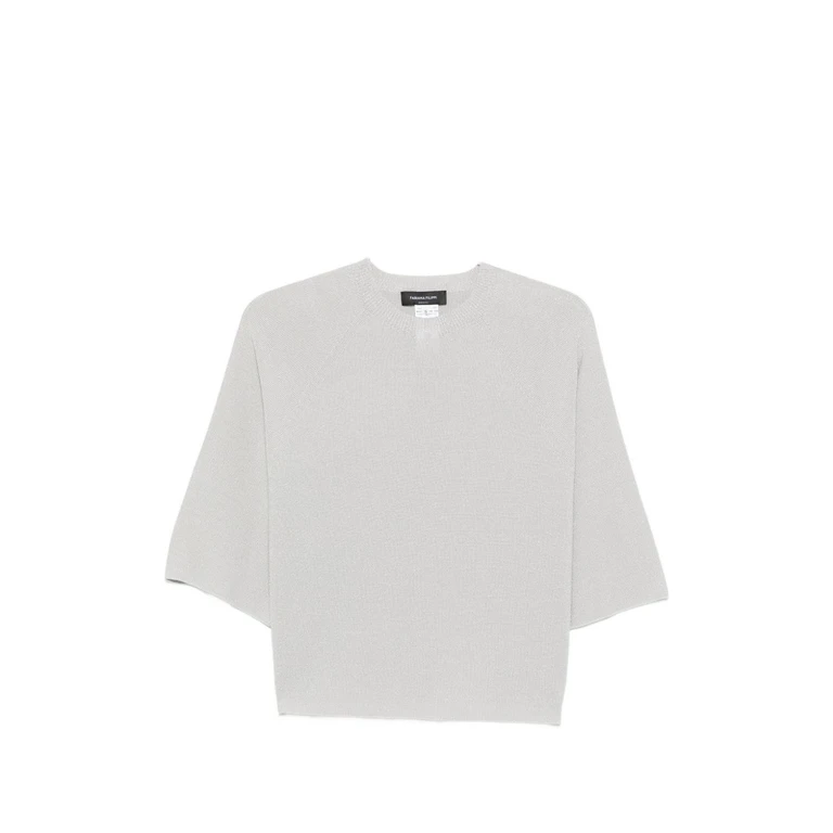 Fabiana Filippi Sweaters Clear Blue Cotton - Women