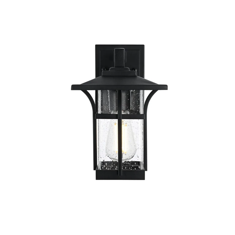 Black Outdoor Wall Sconce from the Woodstock Collection