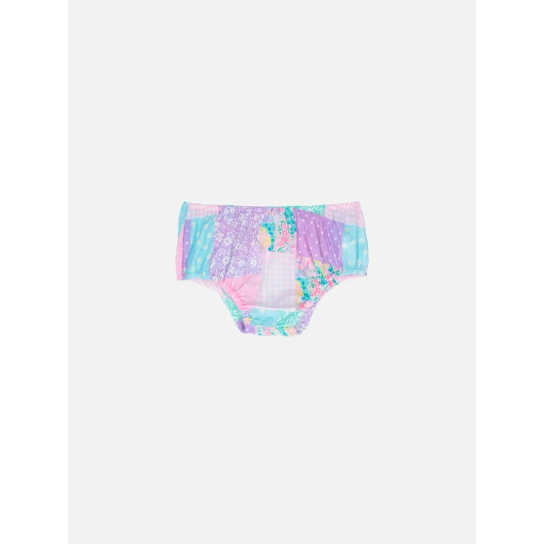 MC2 Saint Barth Infant Bloomers Pimmy With Gingham Print