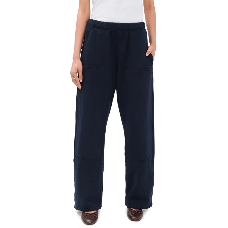 Les Tien Heavyweight Carpenter Workwear Pants Navy XS