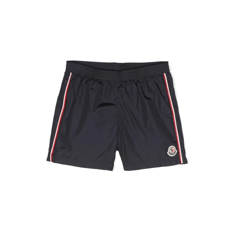 Moncler zwemshort met logopatch