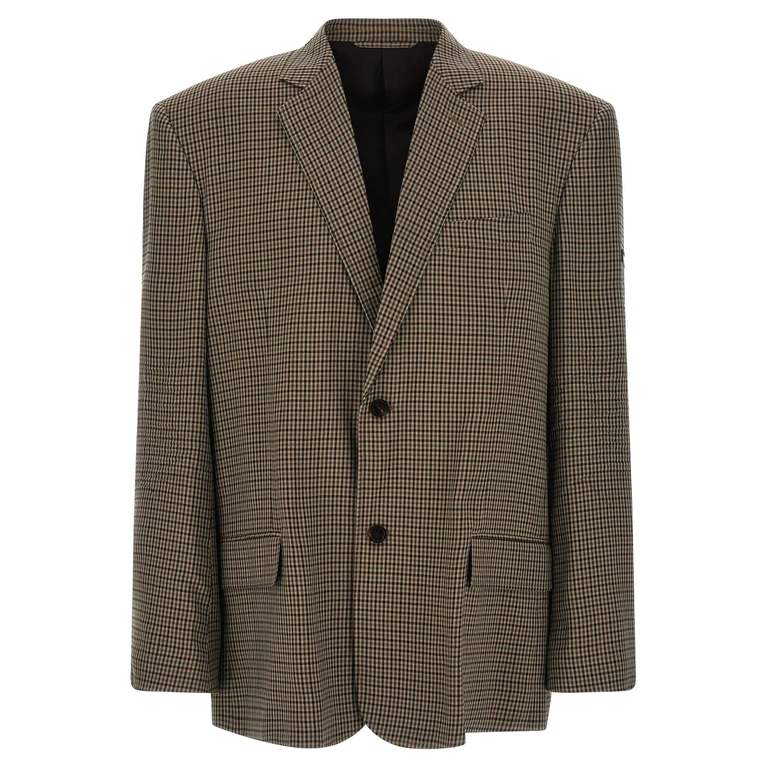 Brown Lyocell Blazer Clothing - Men