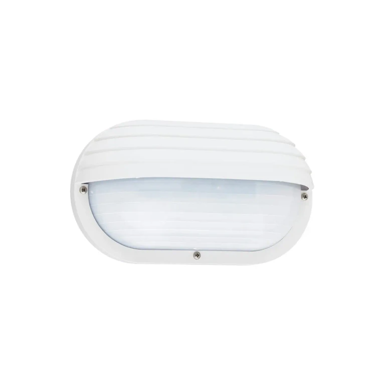 White One Light Outdoor Wall Lantern from the Bayside Collection