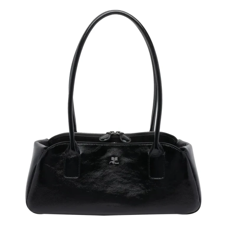 Bolso de hombro Courreges - Negro