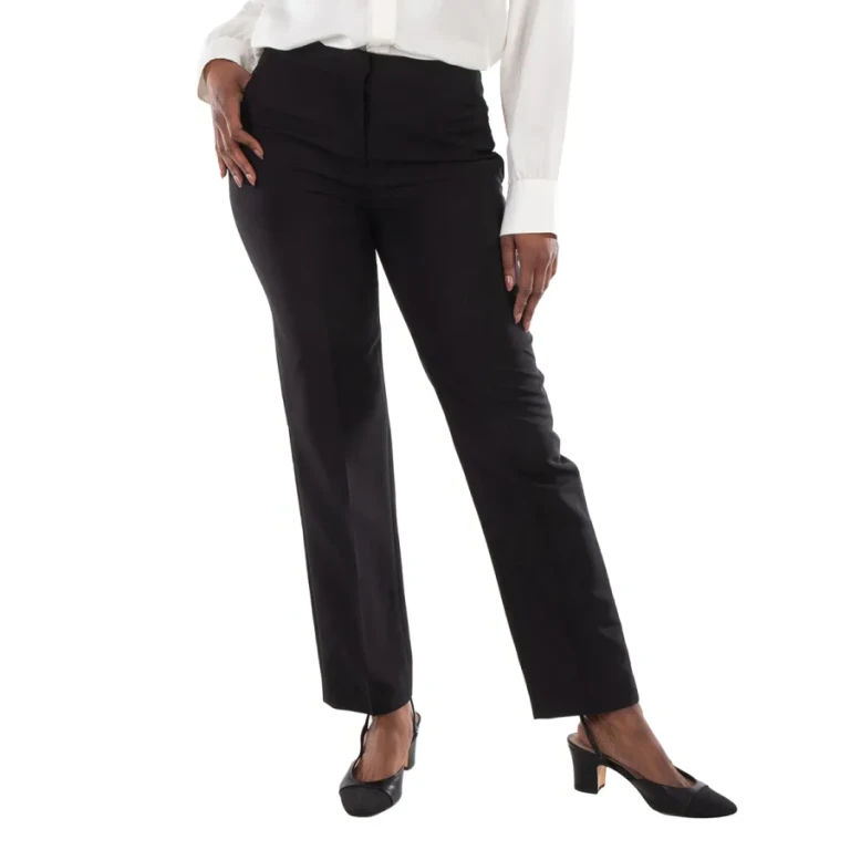 Burberry Ladies Black Aimie Tailored Trousers