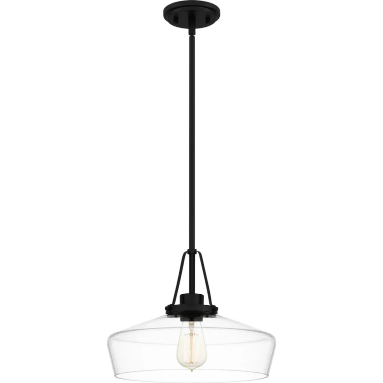 Quoizel Pendant 1-Light in Matte Black