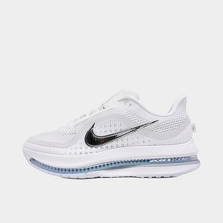 Nike Men's Pegasus Premium Running Shoes in White/Metallic Silver/Metallic Silver Size: 7.0
