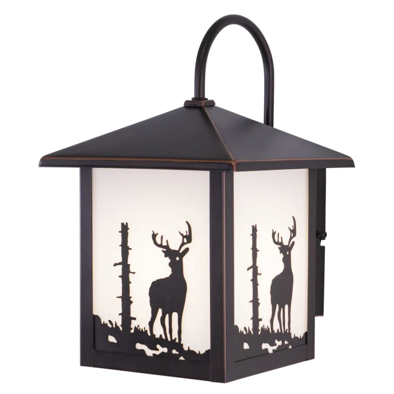Burnished Bronze One Light Outdoor Wall Mount from the Bryce Collection