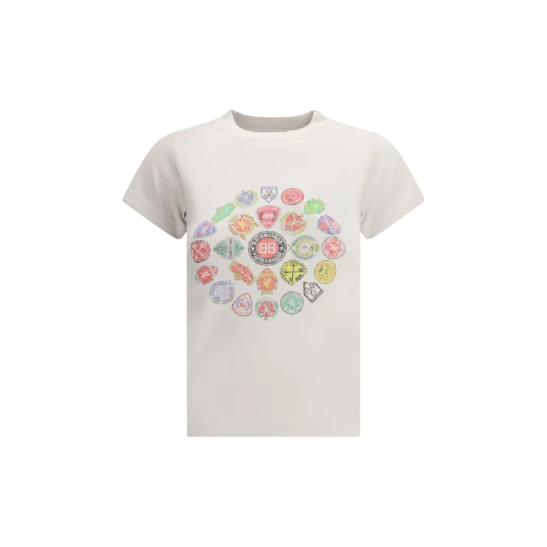 Balenciaga Graphic Logo Crew Neck T-shirt