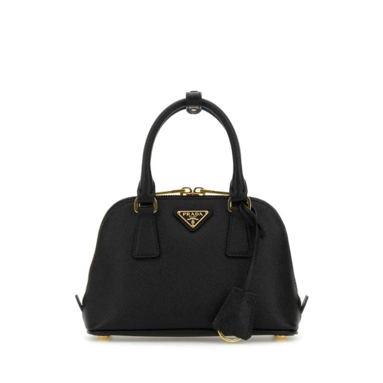 Black Leather Handbag