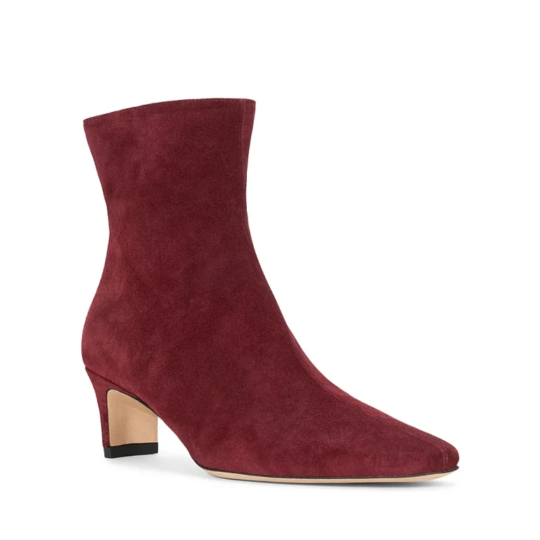 Staud Women's Wally Suede Ankle Booties