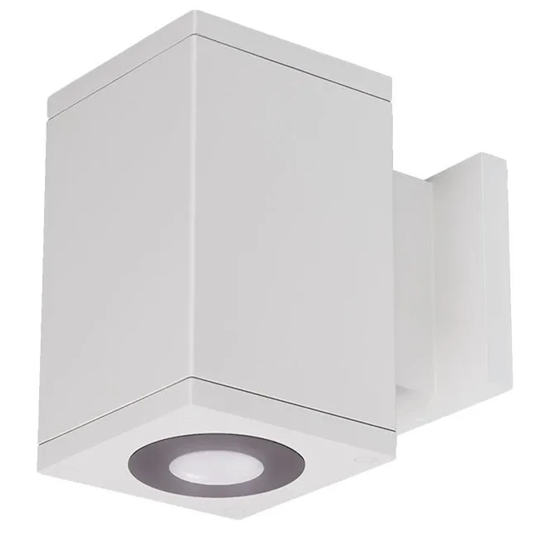 White LED Wall Sconce from the Cube Arch Collection