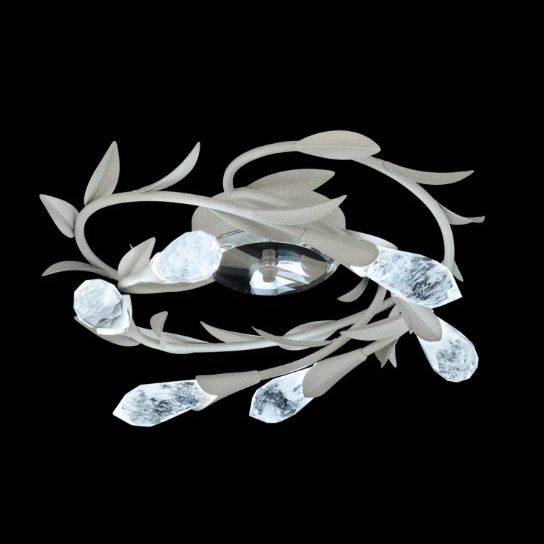 Antique Pewter LED Flush Mount from the Secret Garden Collection