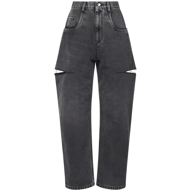 Jeans de cintura subida e corte afunilado Maison Margiela