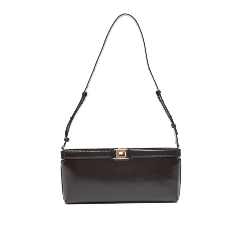 Elisabetta Franchi Sac Porté Épaule - Marron