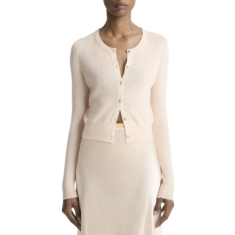 Vince Slim Fit Cardigan Cashmere Sweater