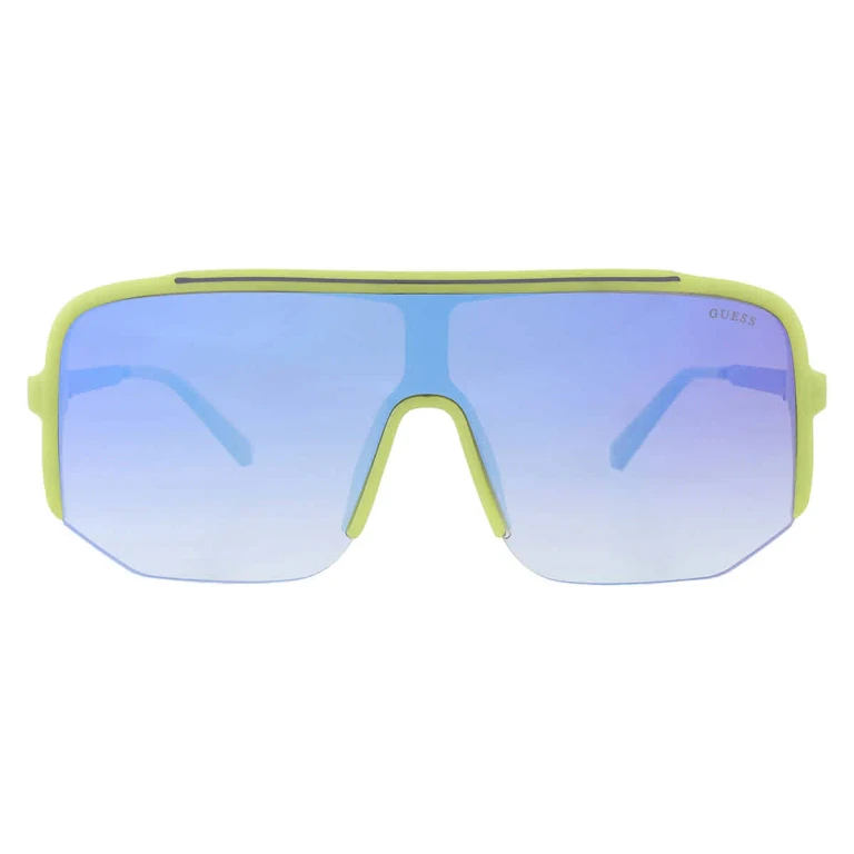 Guess Factory Blue Gradient Shield Mens Sunglasses GO00054 95W 00