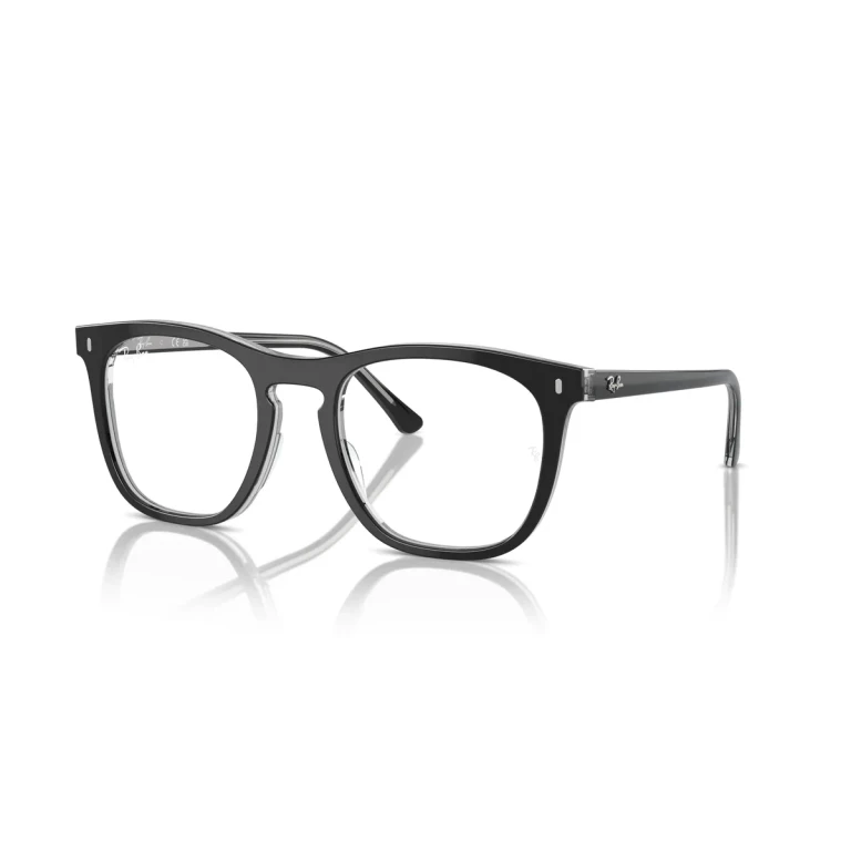 Ray Ban Demo Square Unisex Eyeglasses RX2210V 8367 53