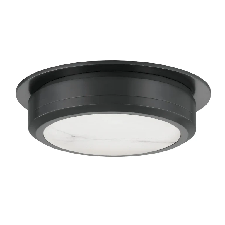 Old Bronze LED Flush Mount from the Greenport Collection