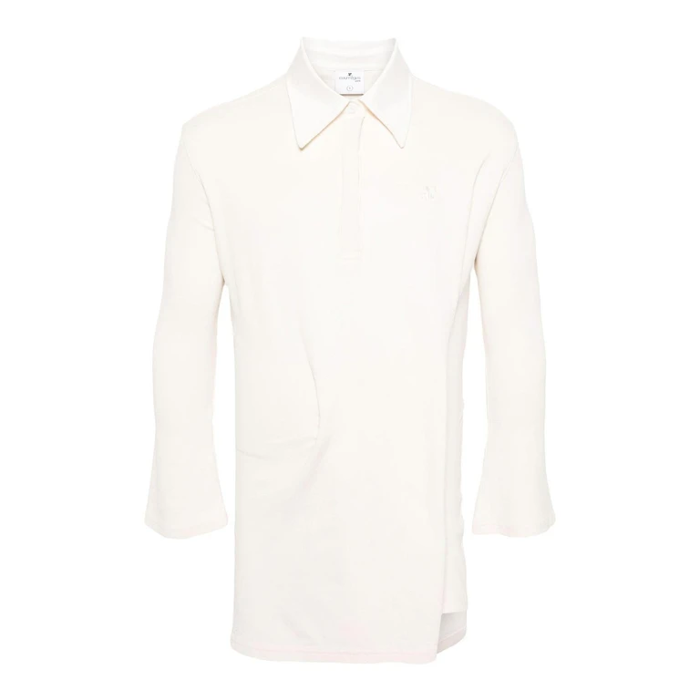 Courreges Robe Au Genou - Marron