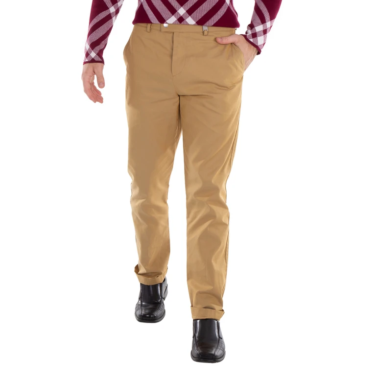 Burberry Straight-Leg Cotton Trousers