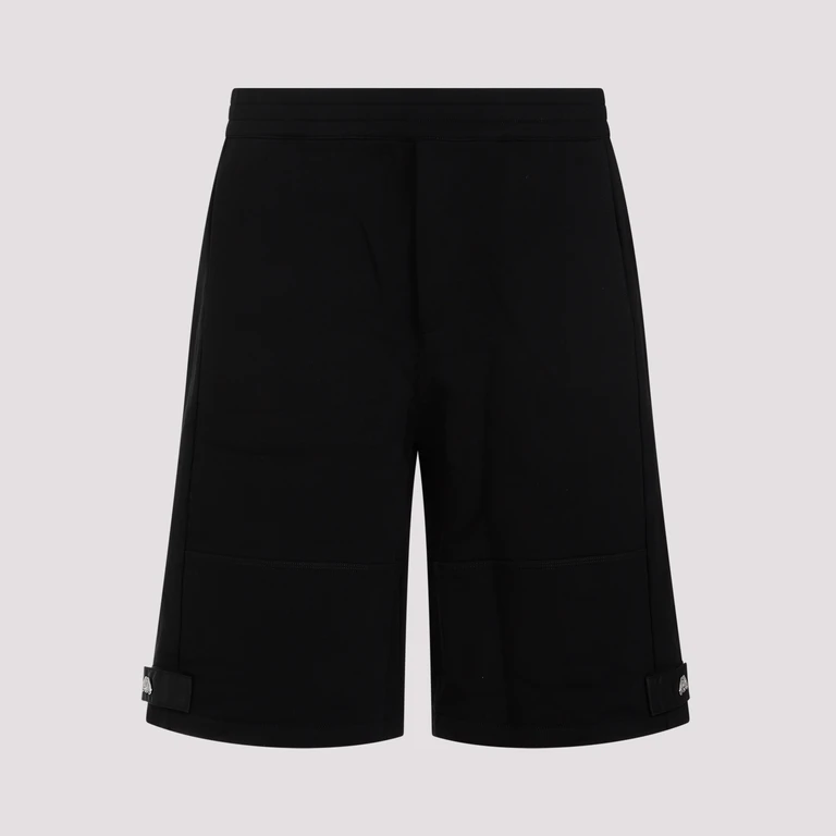 Alexander McQueen Shorts Black Cotton - Men