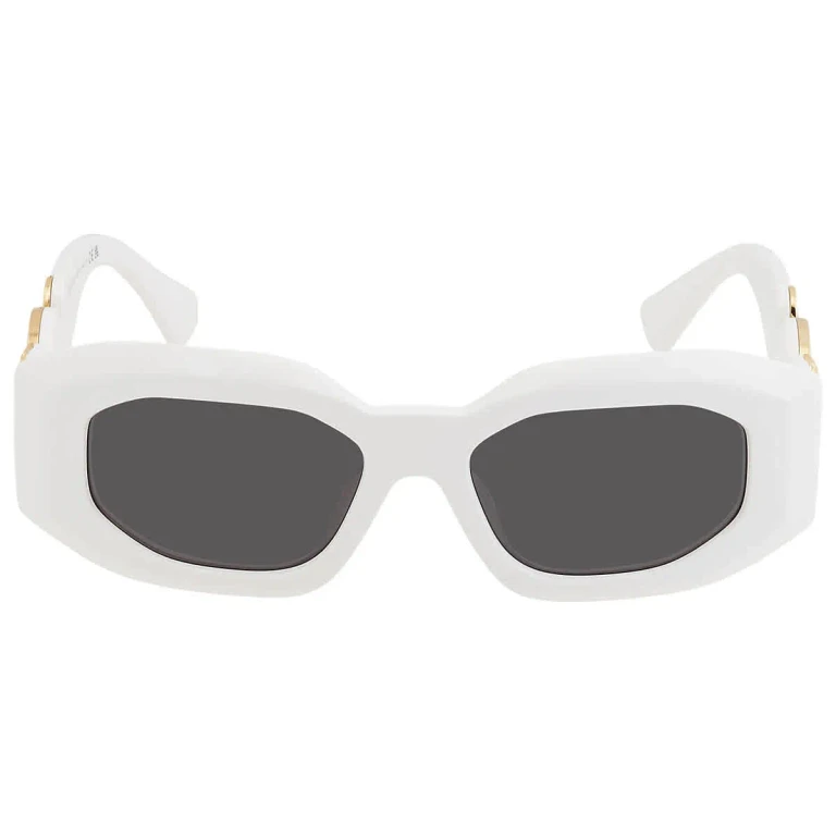 Versace Dark Gray Irregular Mens Sunglasses VE4425U 314/87 53