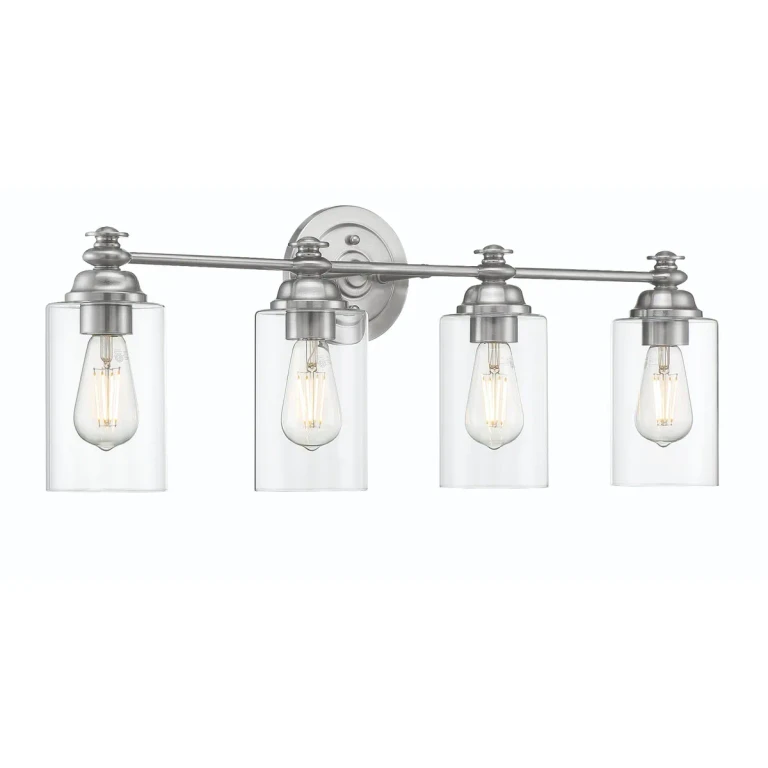 Dardyn 4-Light Mini Pendant in Brushed Polished Nickel