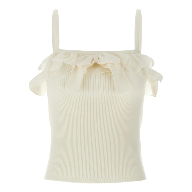 Alessandra Rich Ruffle Top