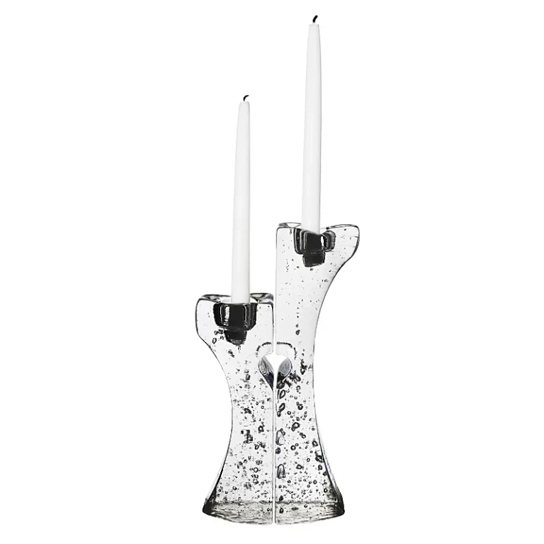 Kosta Boda Connect Candlestick Pair