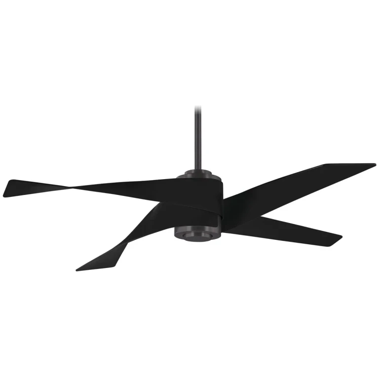 Gun Metal Matte Black 64"Ceiling Fan from the Artemis Iv Collection